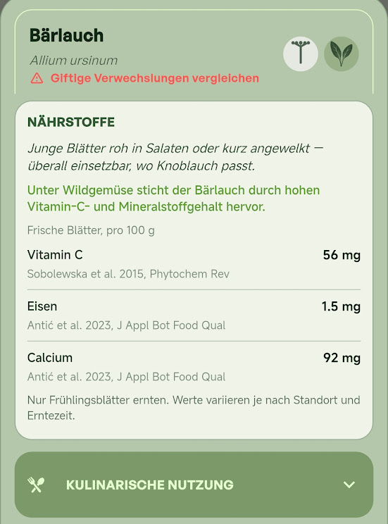 Saisonalitätsdiagramm und monatliche Beobachtungen